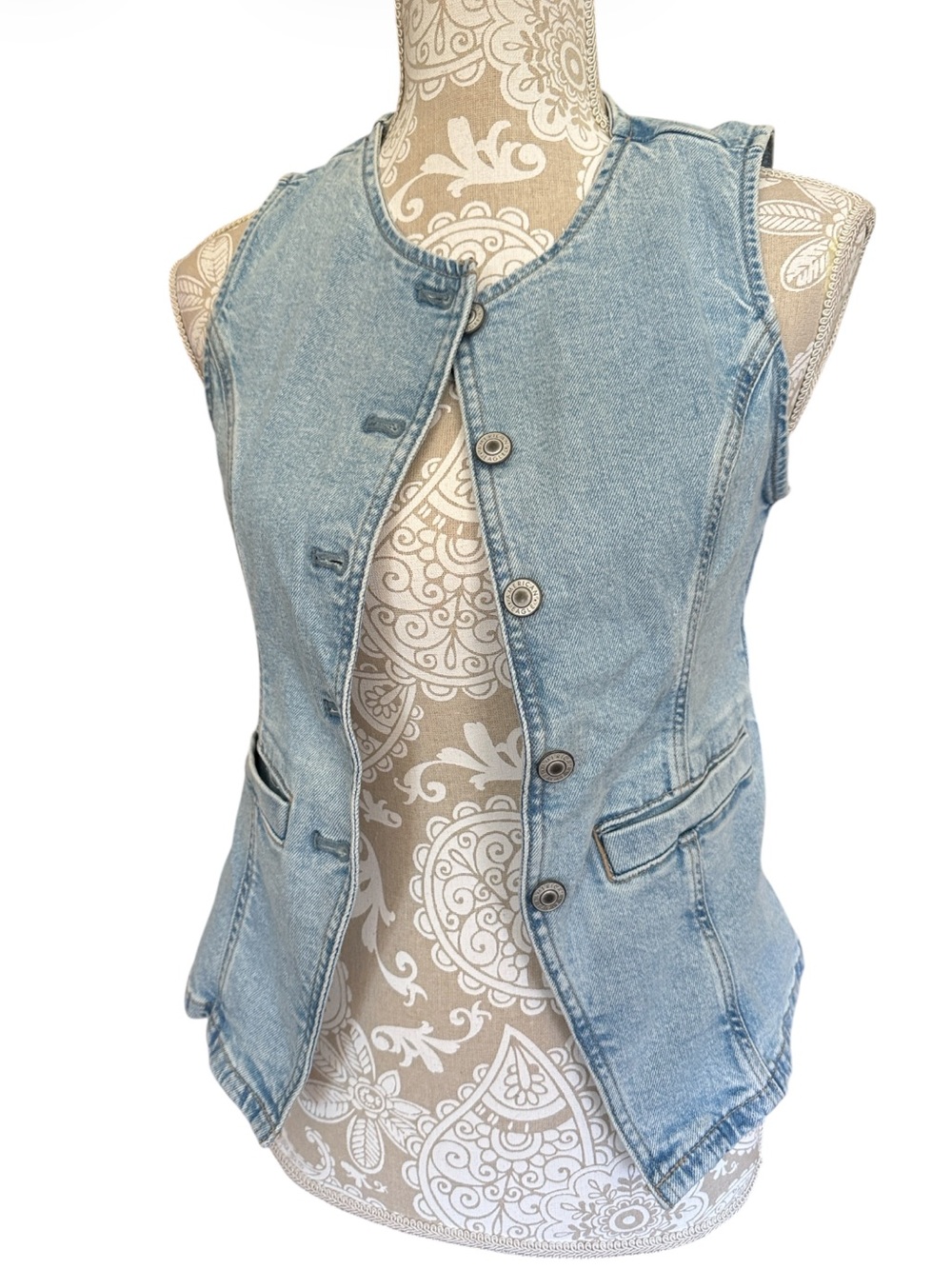 AEO denim vest